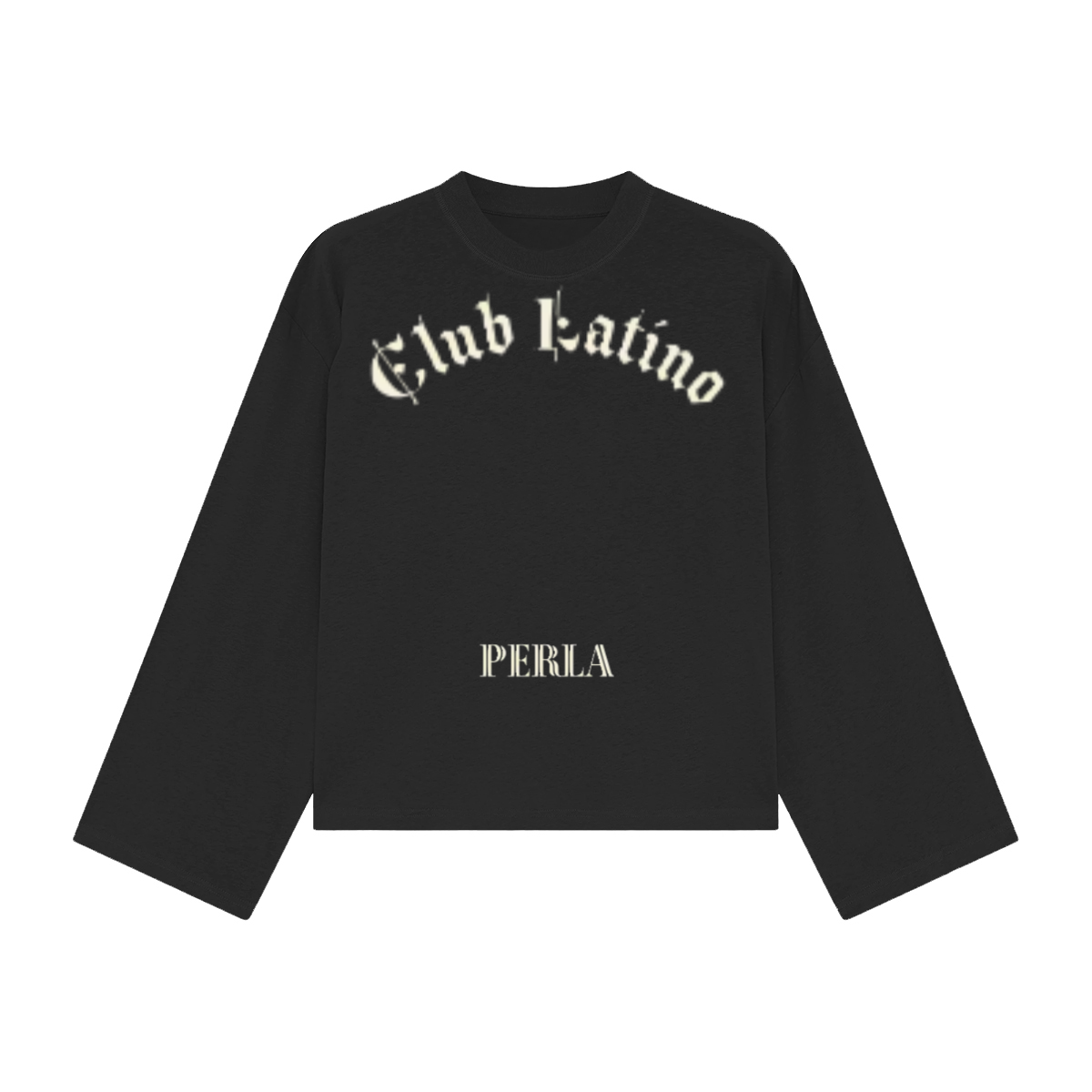 Unisex 100% Combed Cotton Cropped Long Sleeve T-shirt (305 GSM)