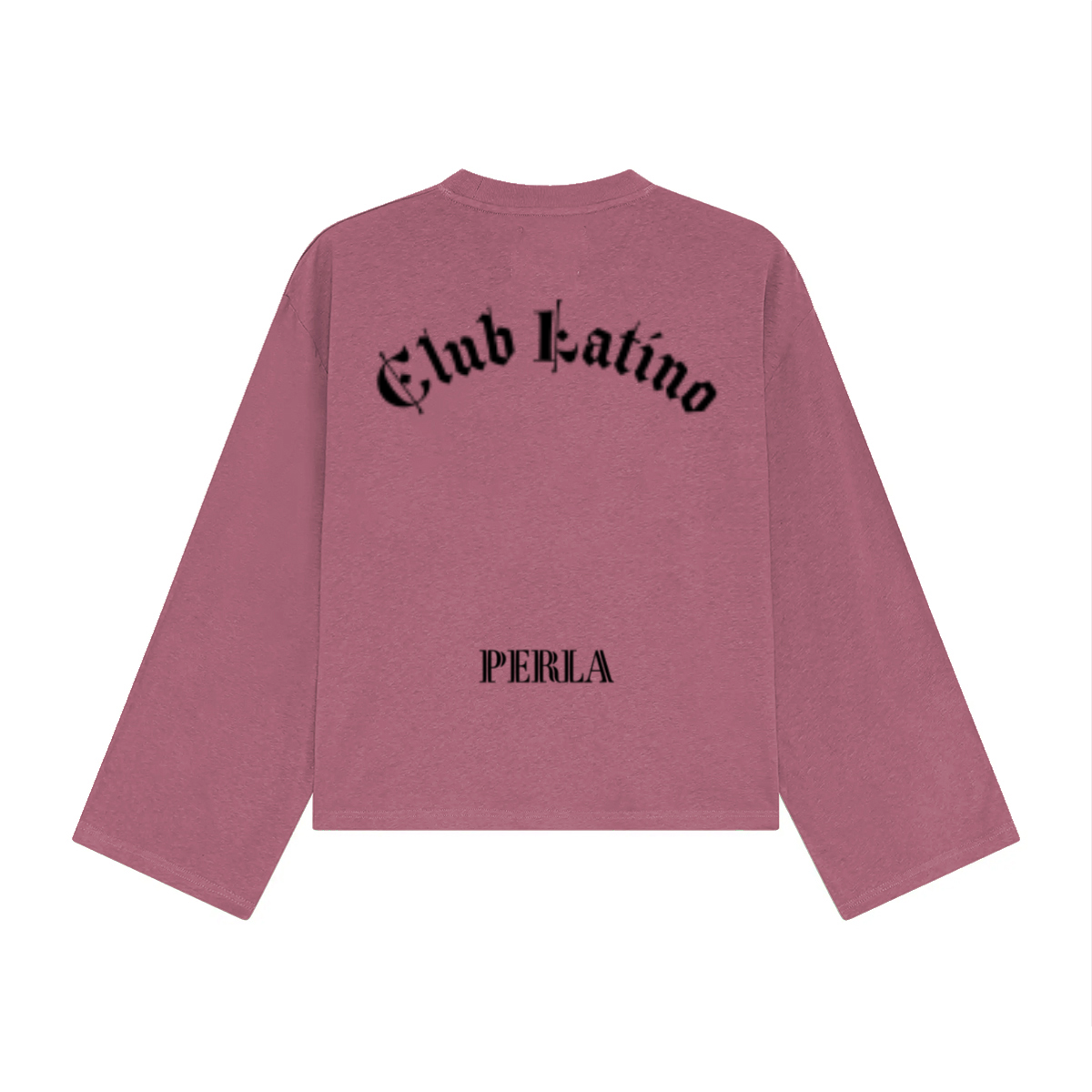 Unisex 100% Combed Cotton Cropped Long Sleeve T-shirt (305 GSM)