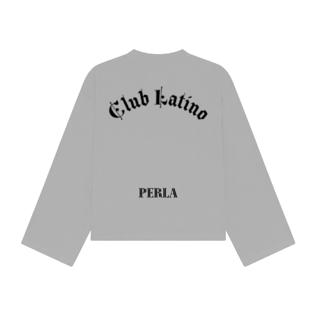 Unisex 100% Combed Cotton Cropped Long Sleeve T-shirt (305 GSM)