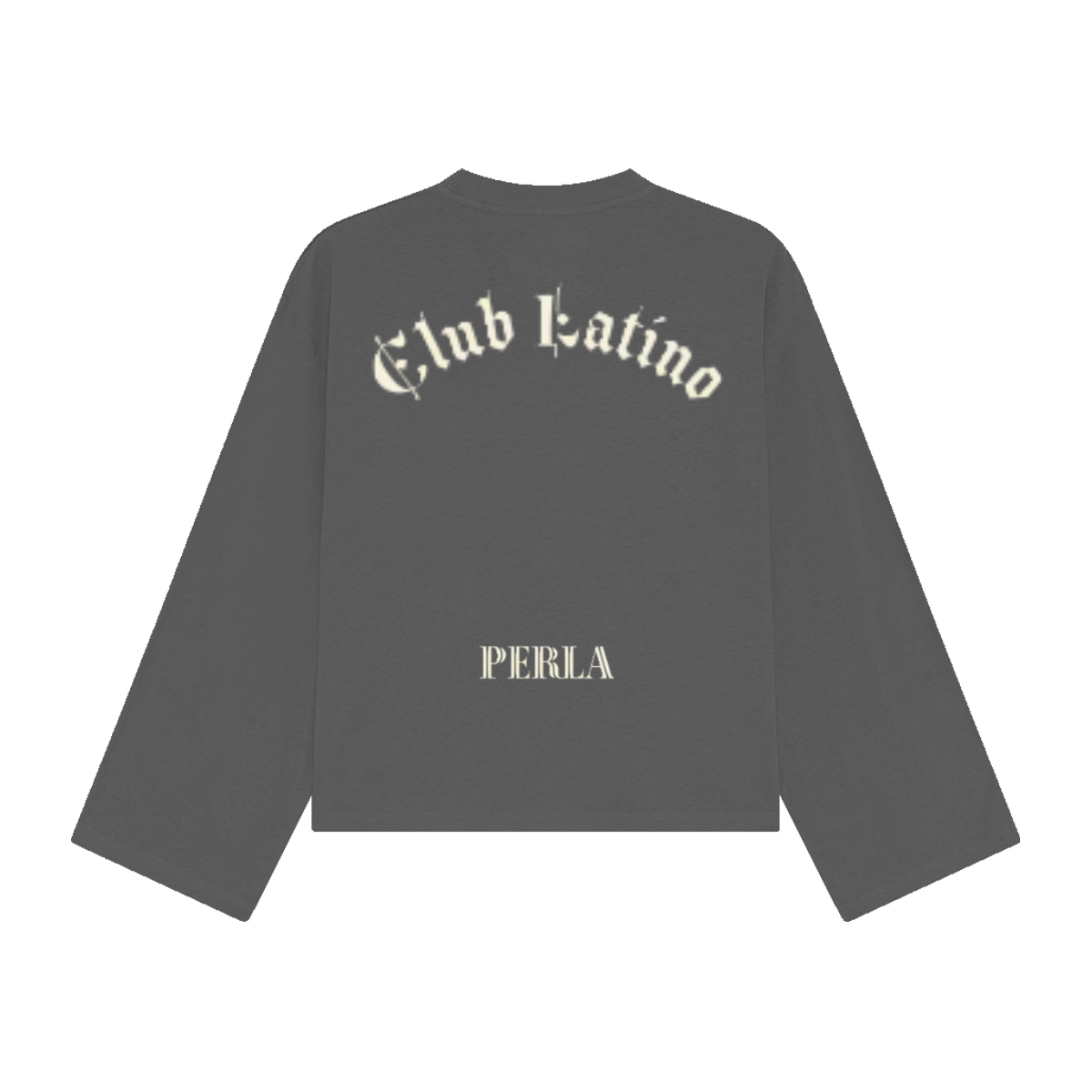 Unisex 100% Combed Cotton Cropped Long Sleeve T-shirt (305 GSM)