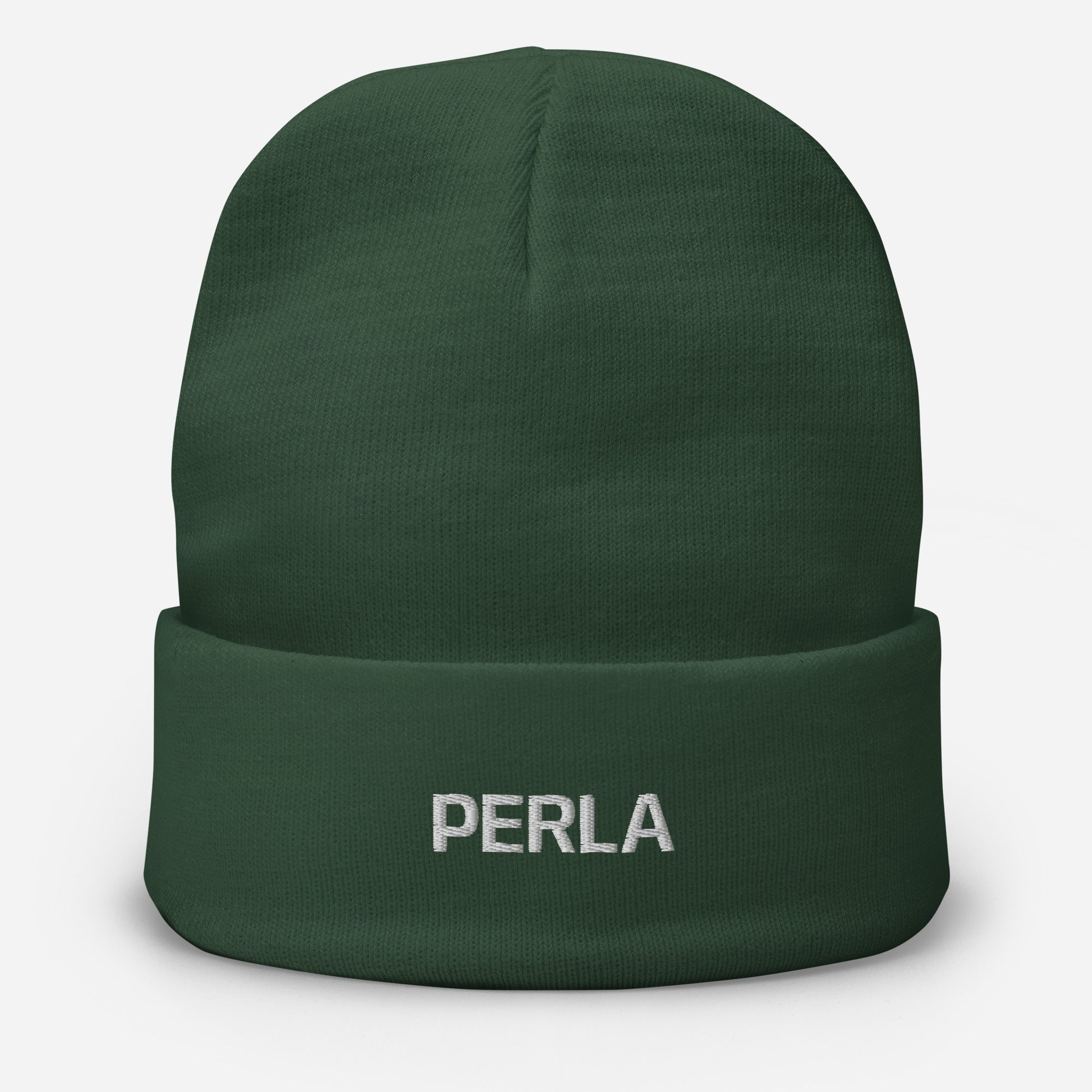 Stylish PERLA EMB Knit Beanie