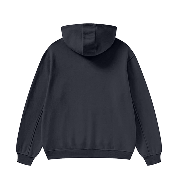 High Neck Fleece Hoodie