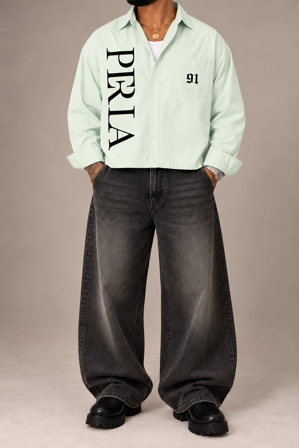 Club Latino 91 Boxy Long Sleeve Shirt