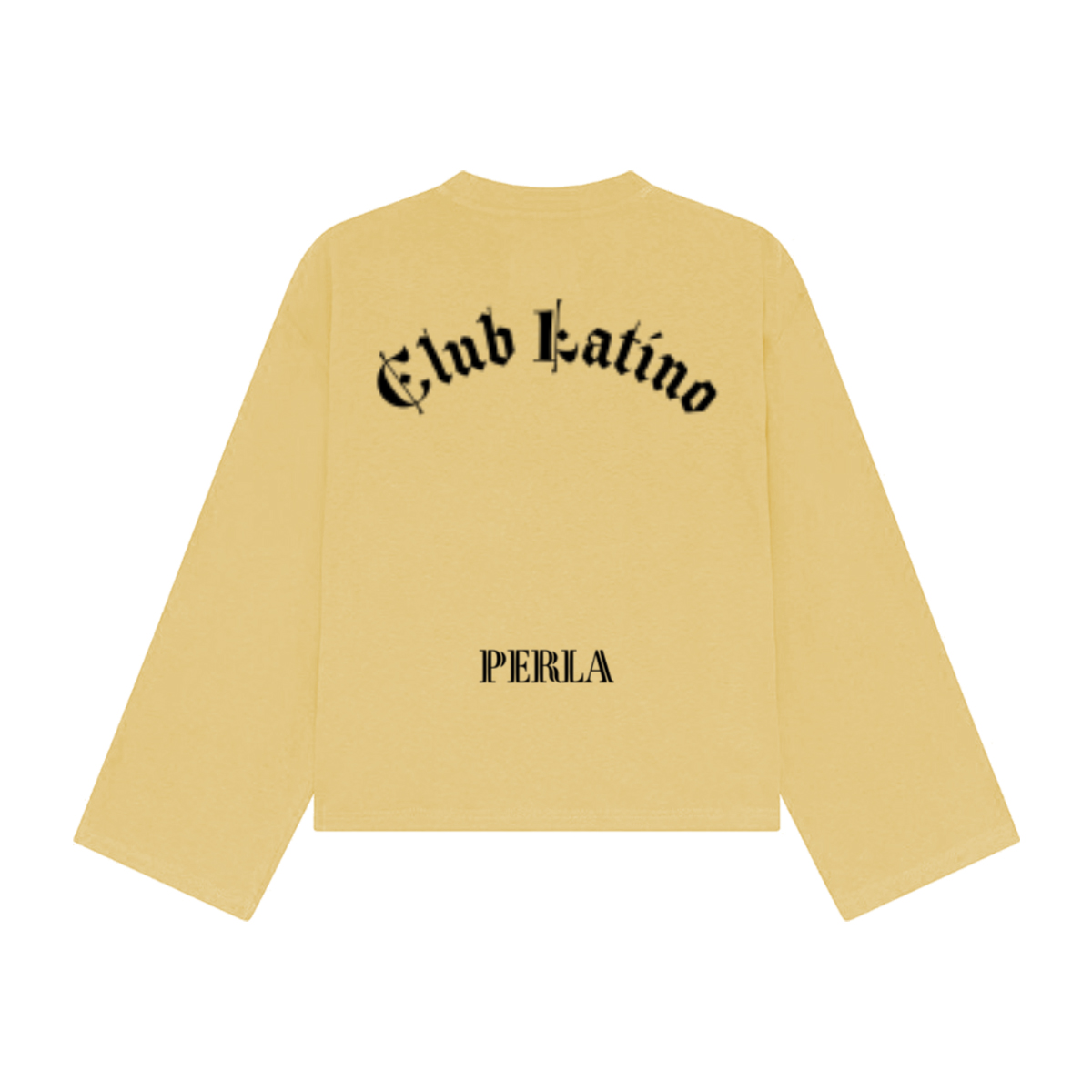 Unisex 100% Combed Cotton Cropped Long Sleeve T-shirt (305 GSM)