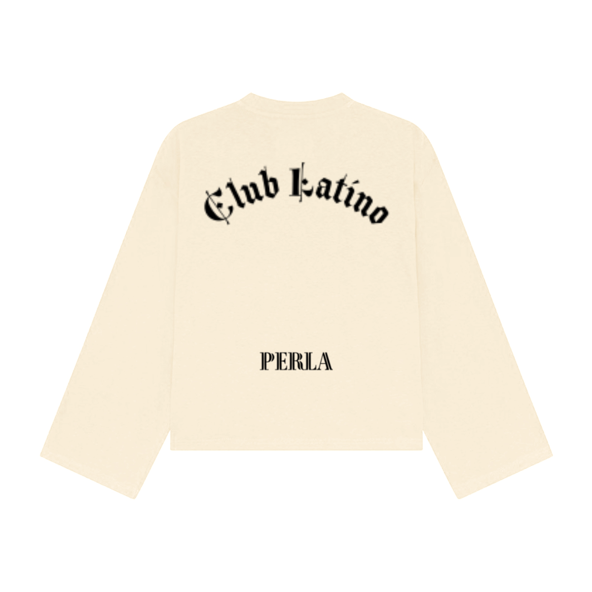 Unisex 100% Combed Cotton Cropped Long Sleeve T-shirt (305 GSM)