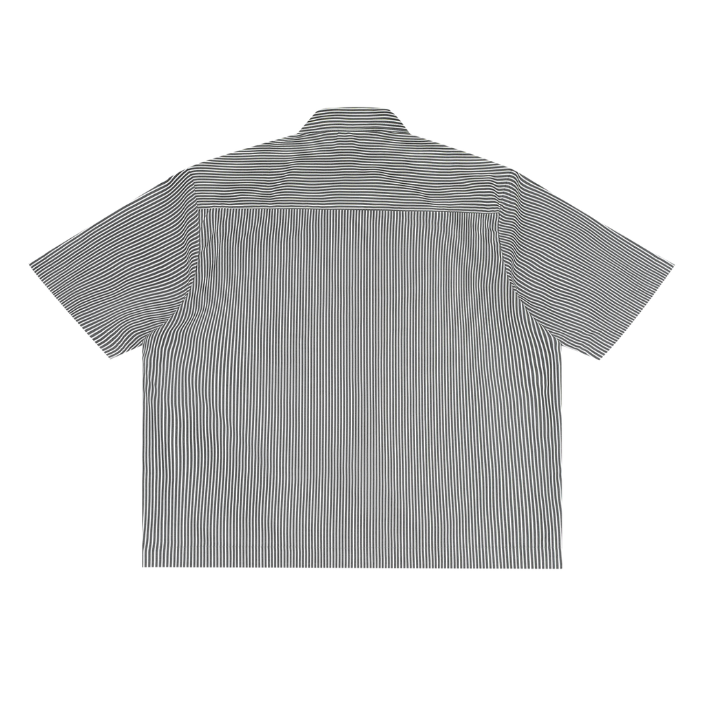 Oversized Vertical Stripe Boxy Shirt