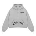 Club Latino 2.0 Cropped Boxy Zip-Up Hoodie – Unisex Streetwear | PERLA