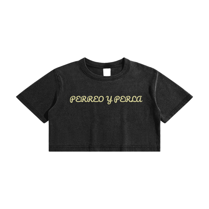 Stylish Crop Top T-Shirt