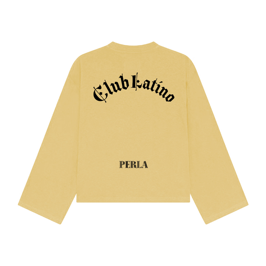 Club Latino Box Fit Lightweight Longsleeve – Unisex Streetwear | PERLA
