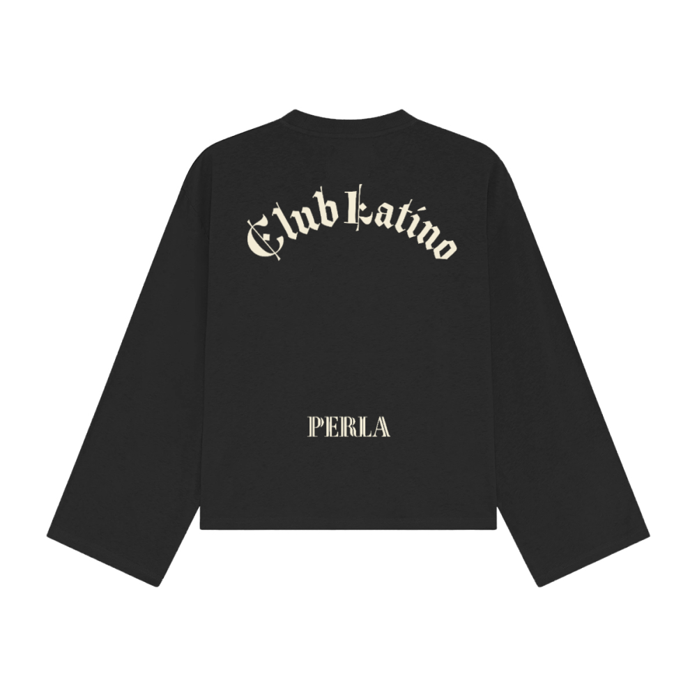Club Latino Box Fit Lightweight Longsleeve – Unisex Streetwear | PERLA