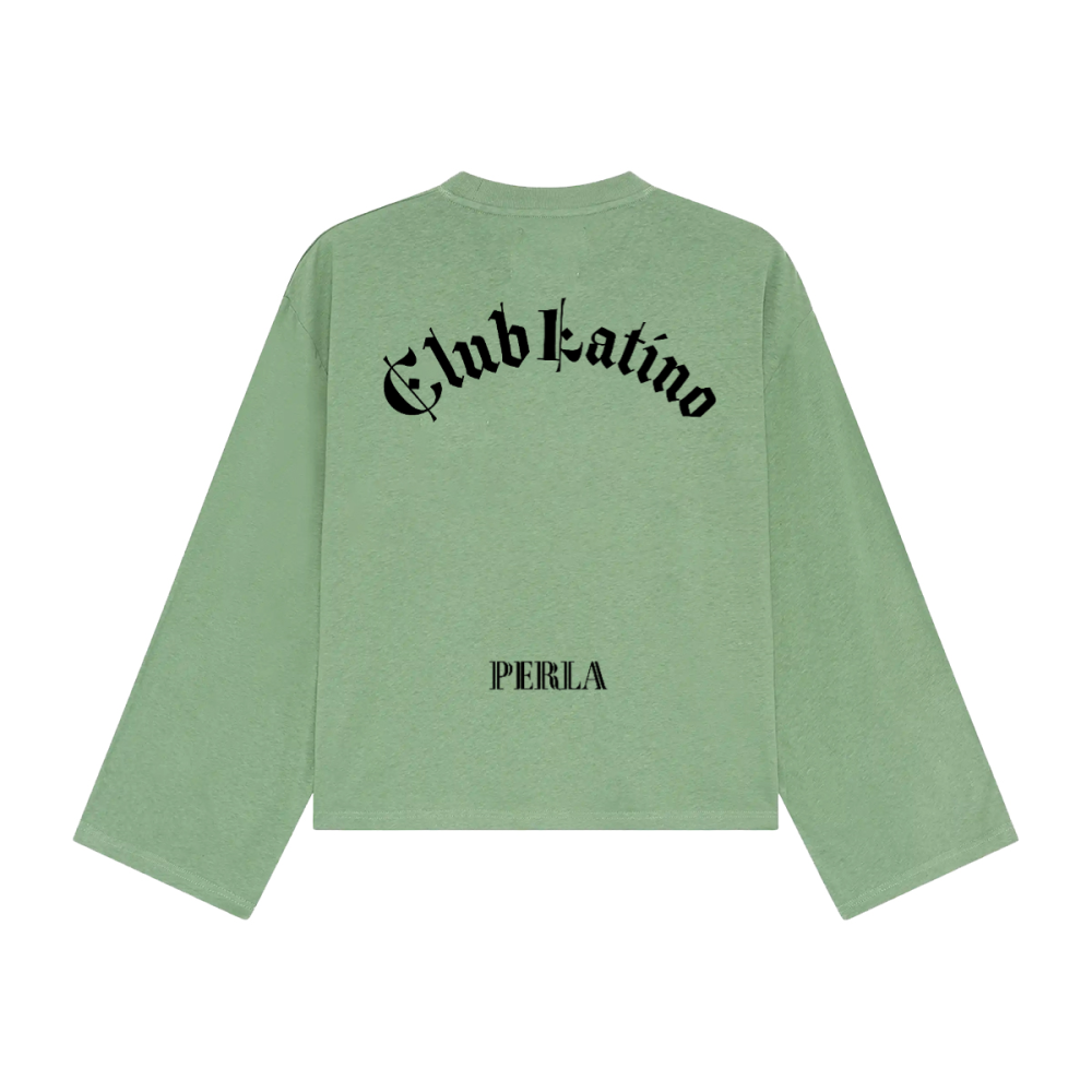 Club Latino Box Fit Lightweight Longsleeve – Unisex Streetwear | PERLA