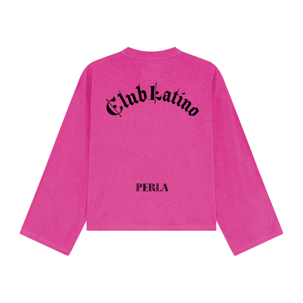 Club Latino Box Fit Lightweight Longsleeve – Unisex Streetwear | PERLA