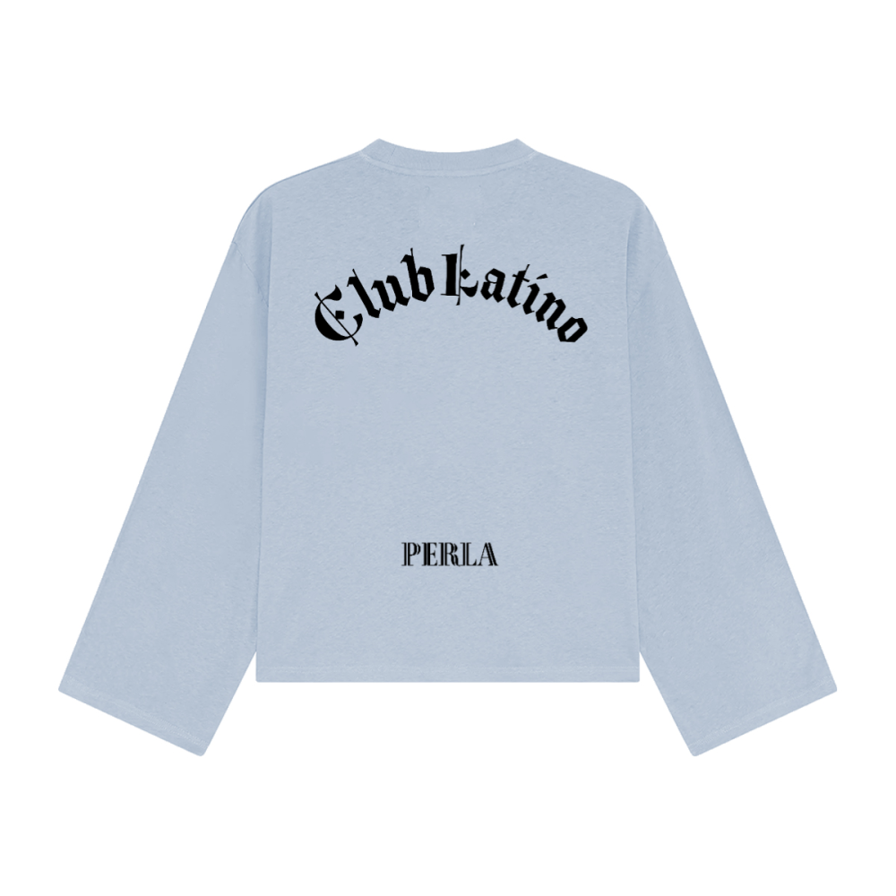 Club Latino Box Fit Lightweight Longsleeve – Unisex Streetwear | PERLA