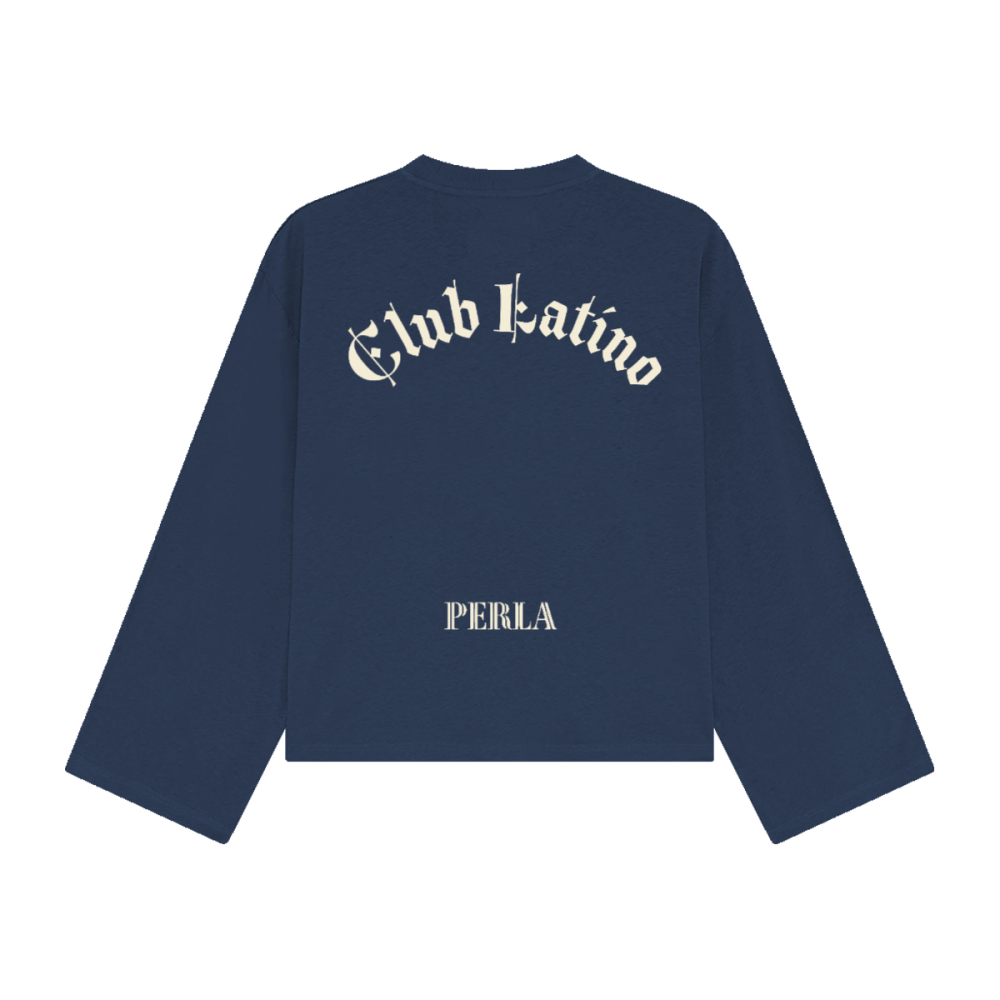 Club Latino Box Fit Lightweight Longsleeve – Unisex Streetwear | PERLA