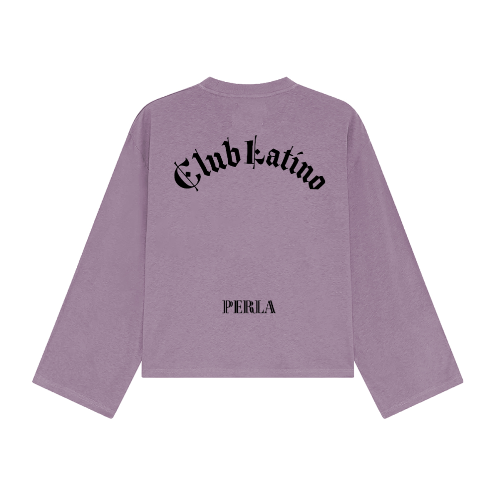 Club Latino Box Fit Lightweight Longsleeve – Unisex Streetwear | PERLA