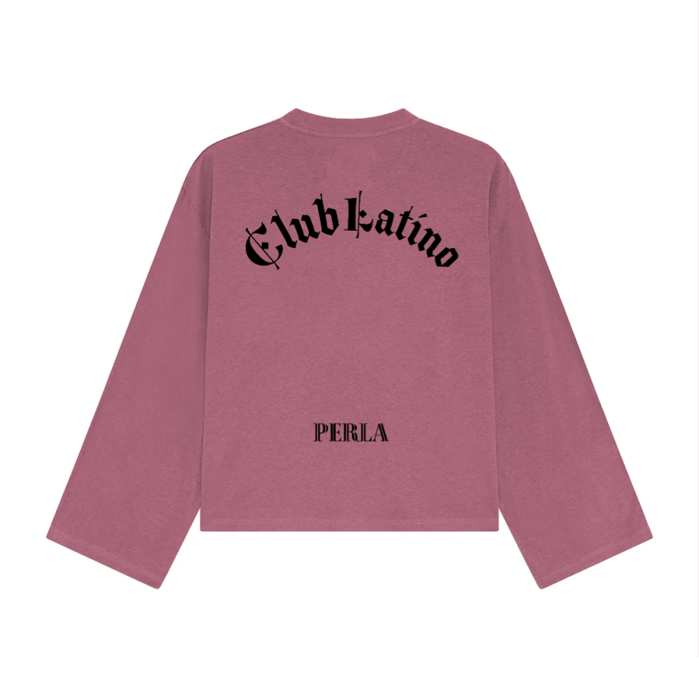 Club Latino Box Fit Lightweight Longsleeve – Unisex Streetwear | PERLA