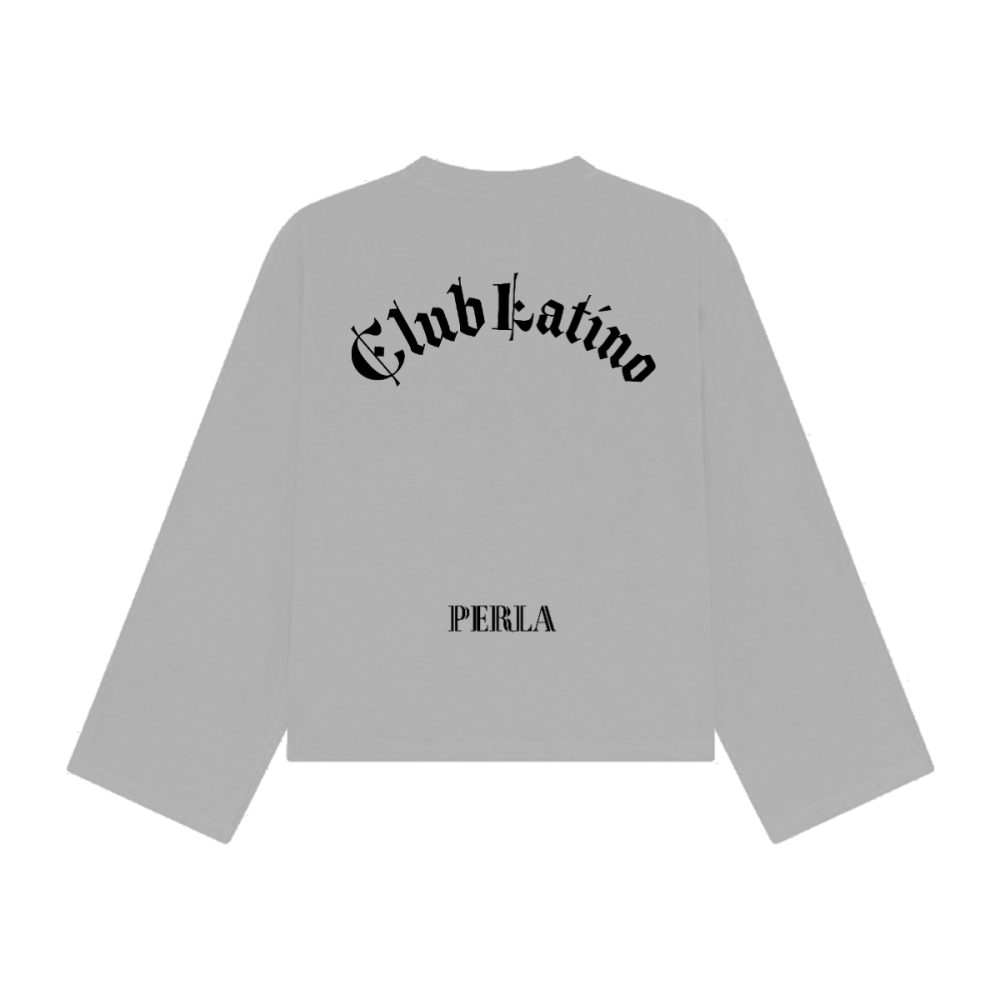 Club Latino Box Fit Lightweight Longsleeve – Unisex Streetwear | PERLA