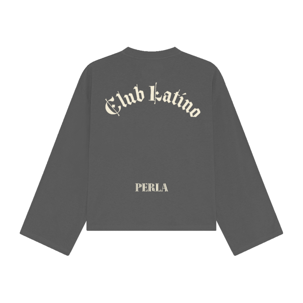 Club Latino Box Fit Lightweight Longsleeve – Unisex Streetwear | PERLA