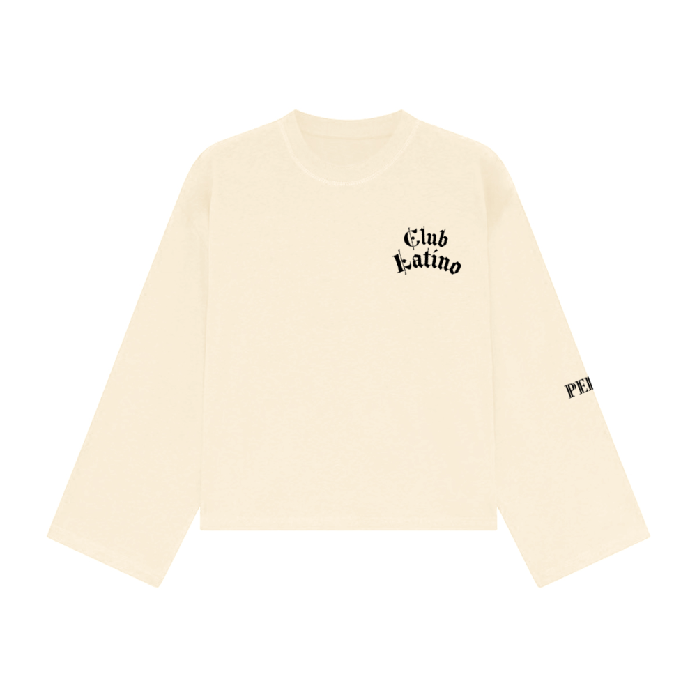 Club Latino Box Fit Chest  Print Long Sleeve – Unisex Streetwear | PERLA