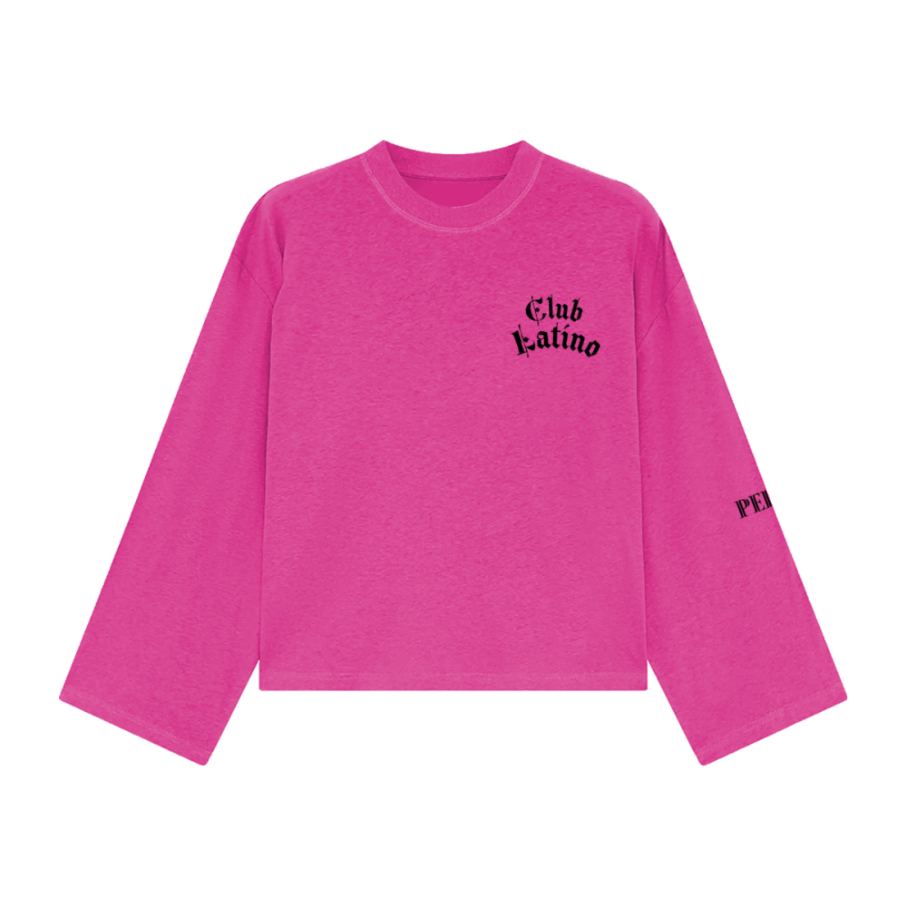 Club Latino Box Fit Chest  Print Long Sleeve – Unisex Streetwear | PERLA