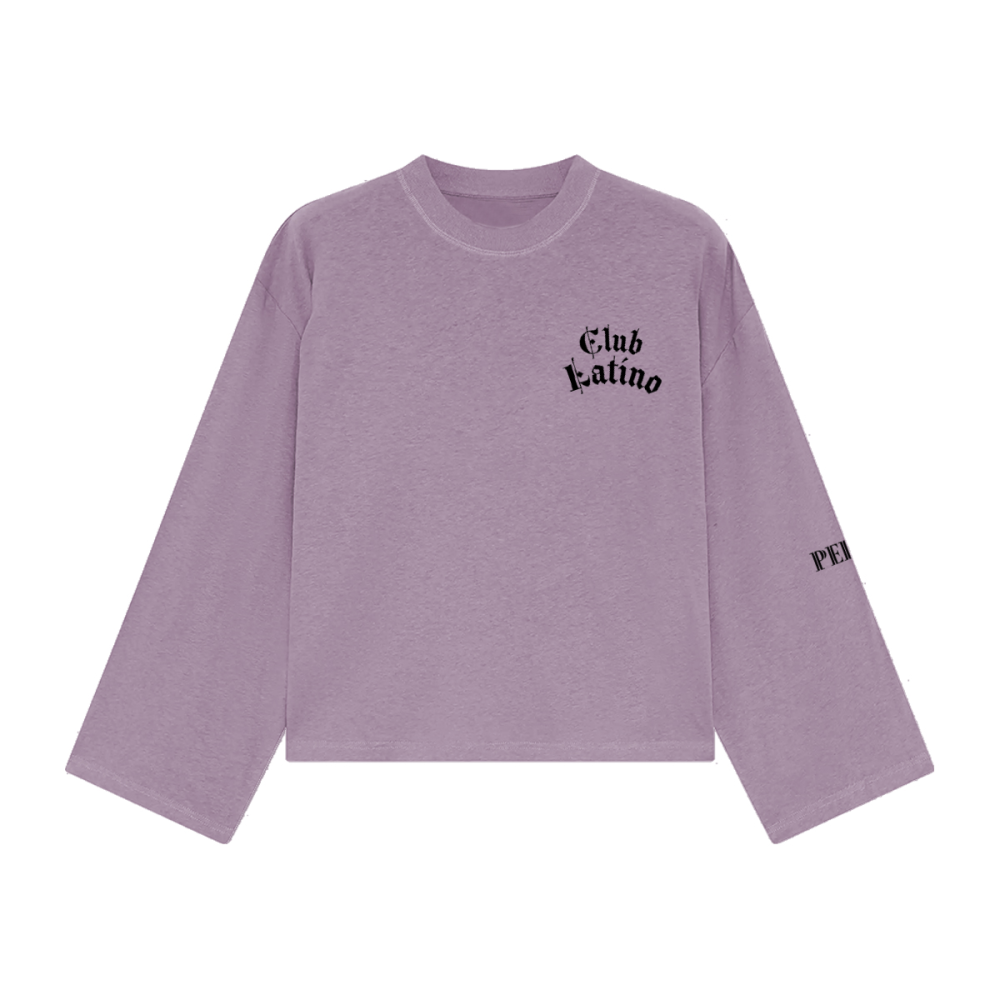 Club Latino Box Fit Chest  Print Long Sleeve – Unisex Streetwear | PERLA