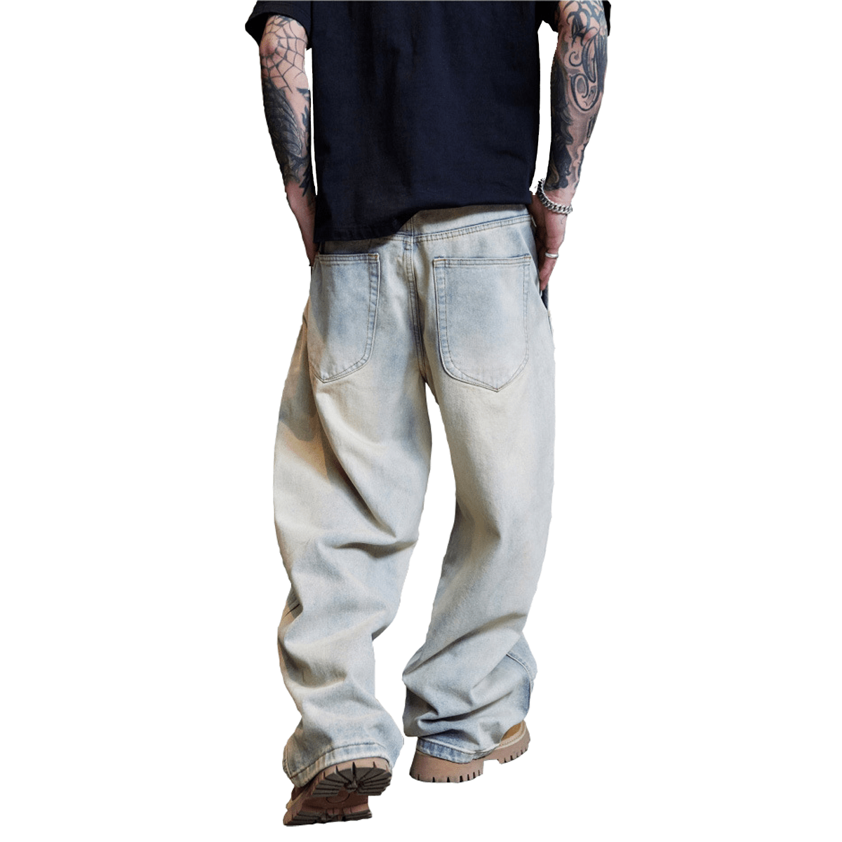 Relaxed Wide-Leg Jeans