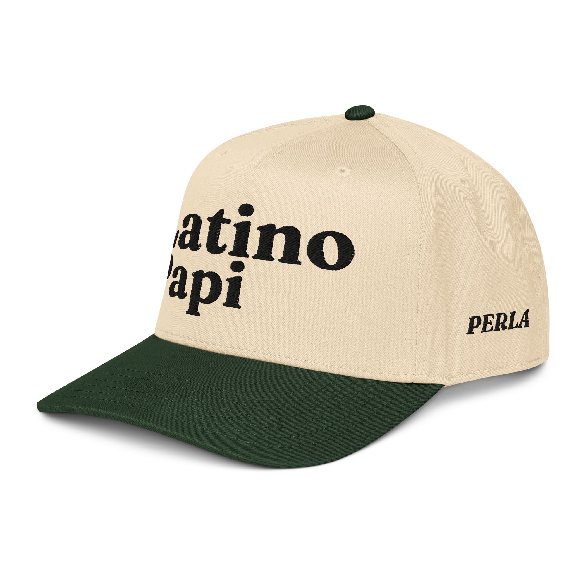 Latino Papi Snapback Hat – Embroidered Streetwear Cap | PERLA