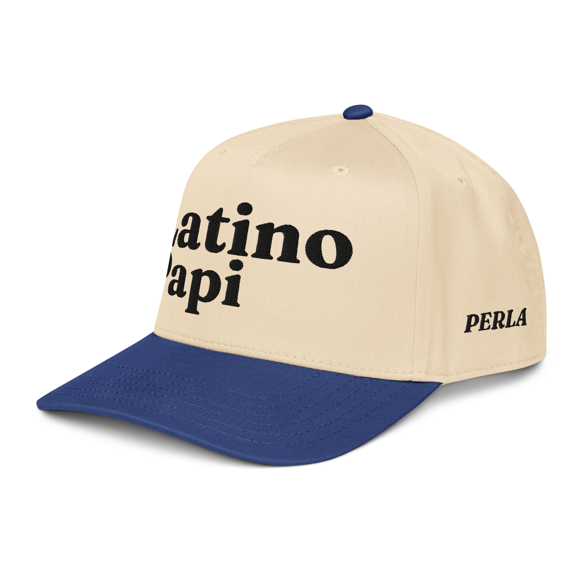 Latino Papi Snapback Hat – Embroidered Streetwear Cap | PERLA
