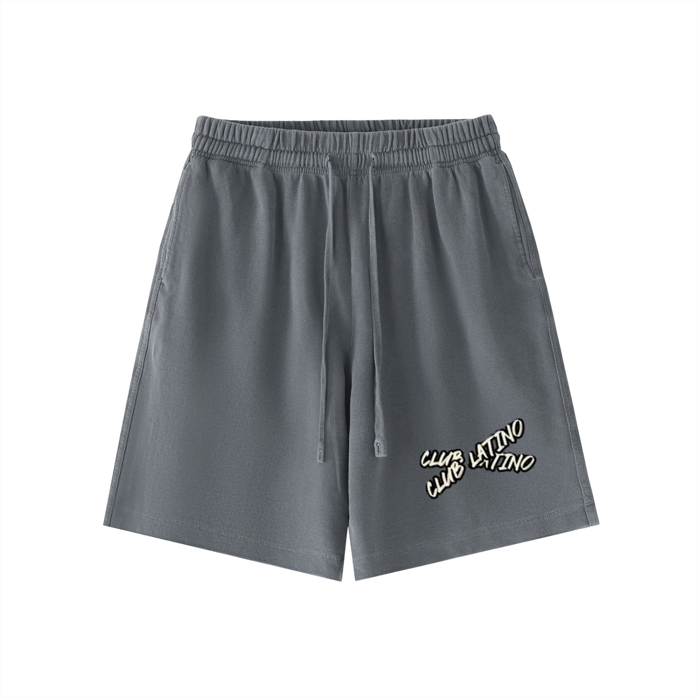 Club Latino Vintage Washed Cotton Shorts – Script Logo