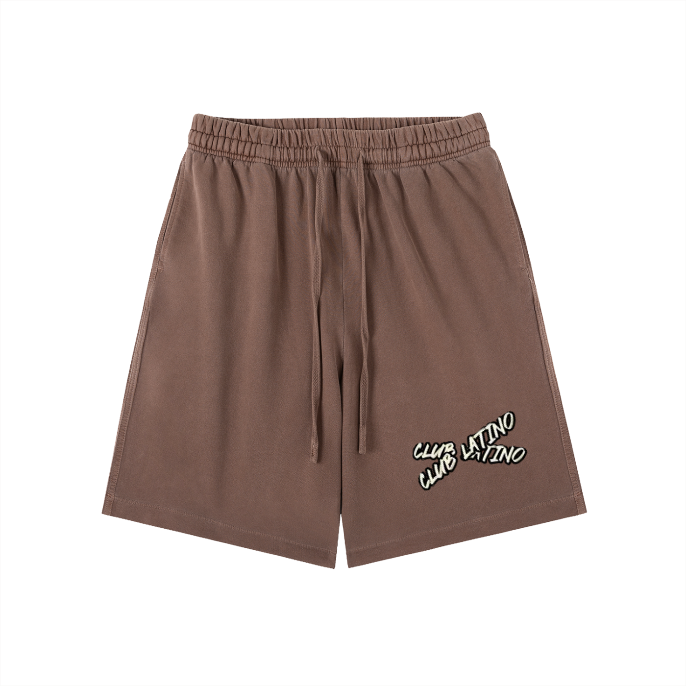 Club Latino Vintage Washed Cotton Shorts – Script Logo
