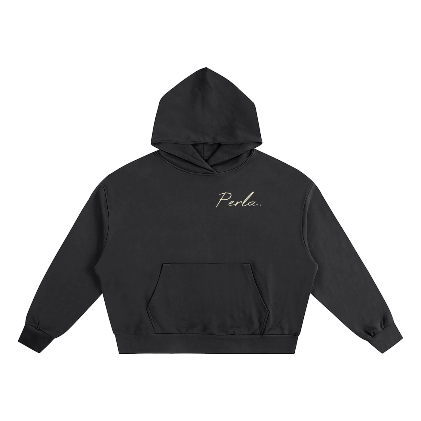 Casual Boxy Crop Hoodie
