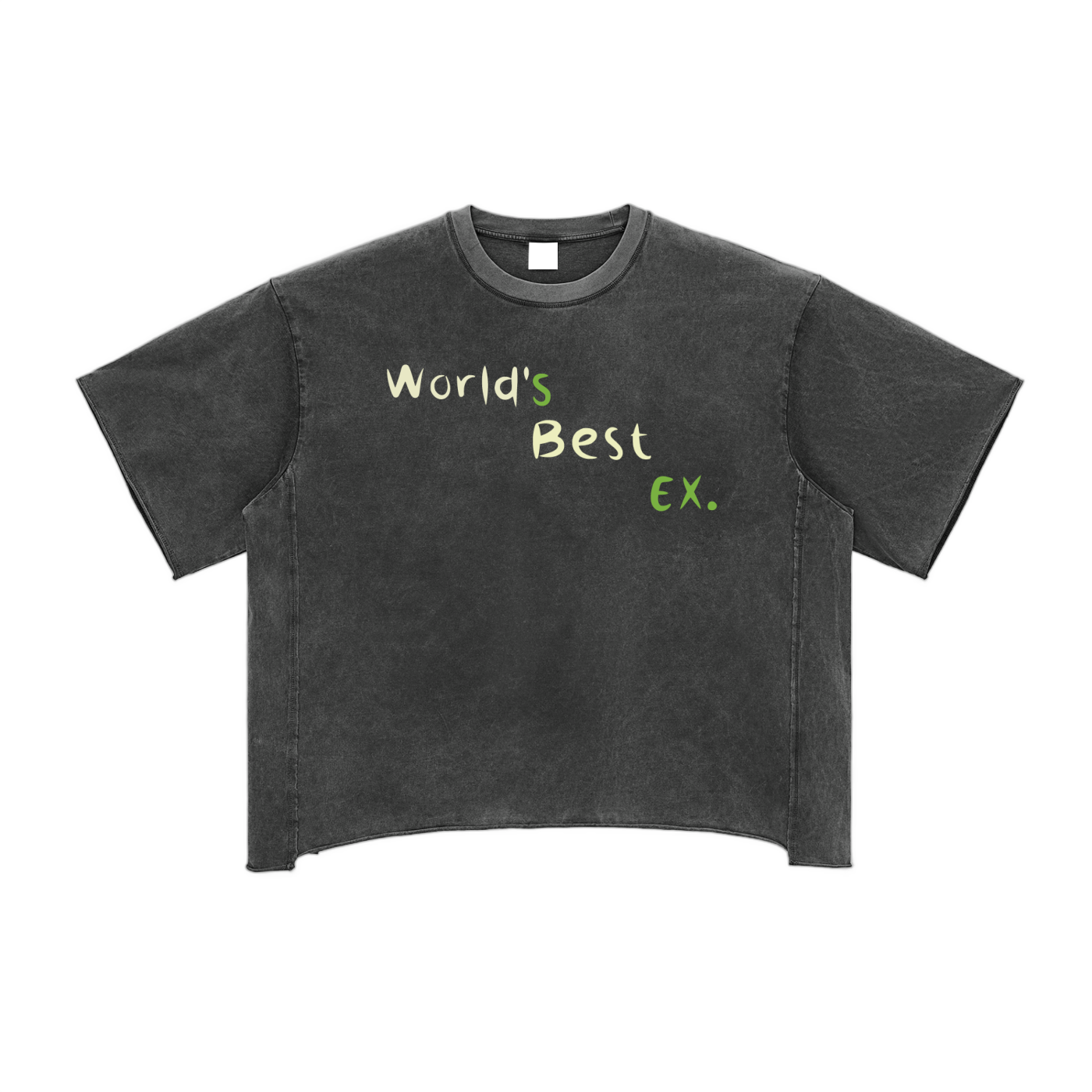 Boxy Fit Snow Washed T-Shirt