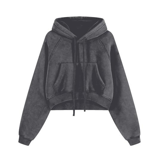 Cropped Disney Mickey Hoodie