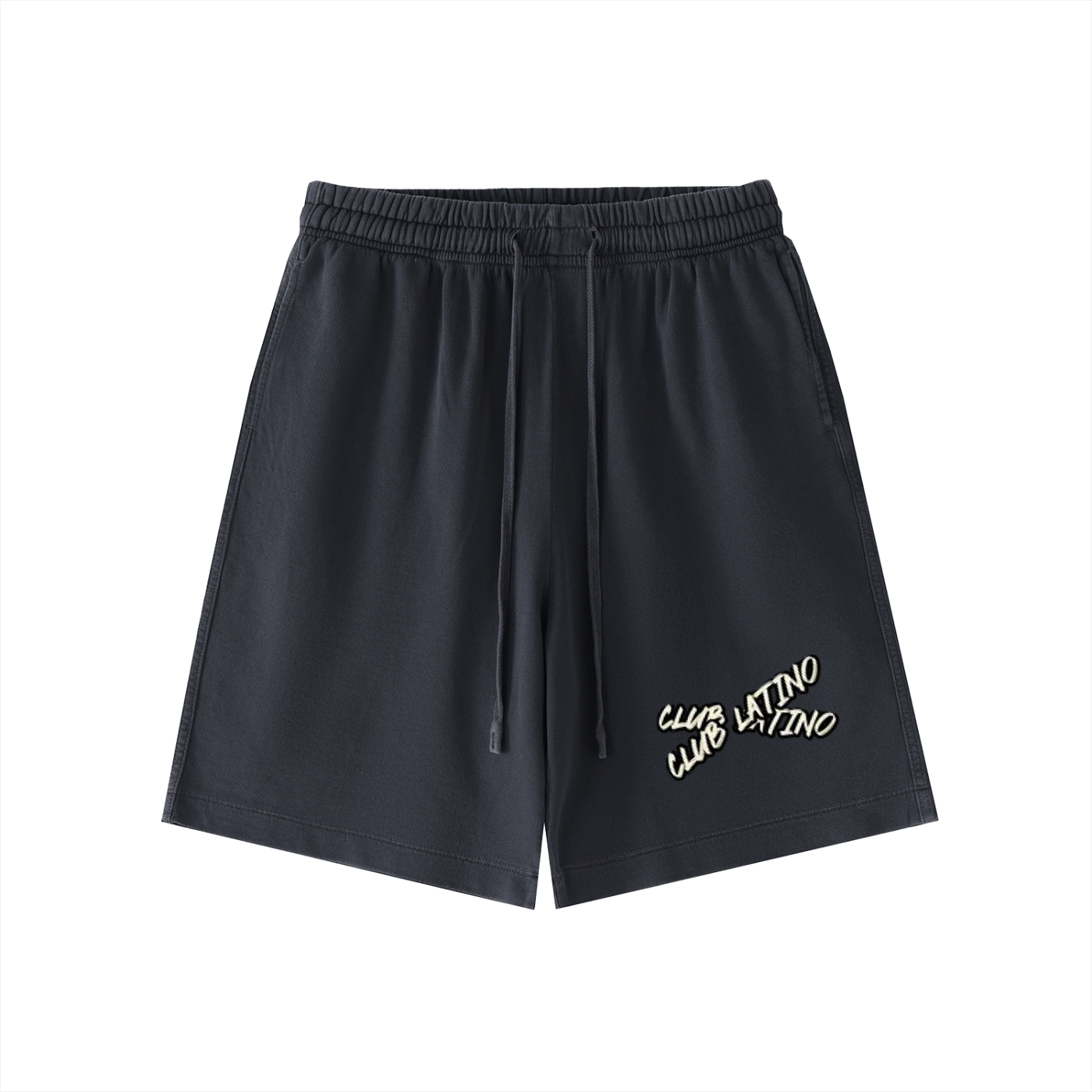 Club Latino Vintage Washed Cotton Shorts – Script Logo