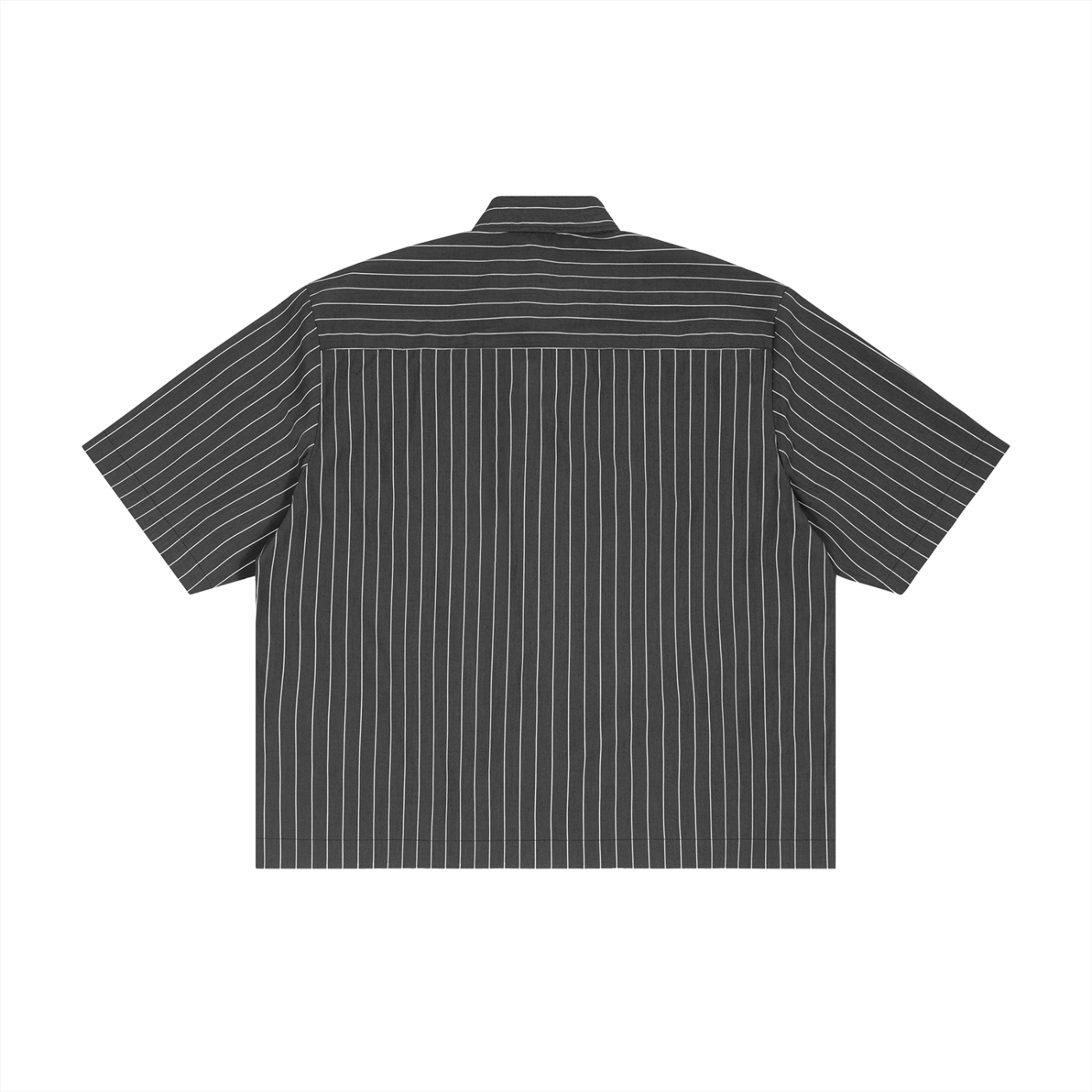 PERLA Pinstripe Boxy Button-Up