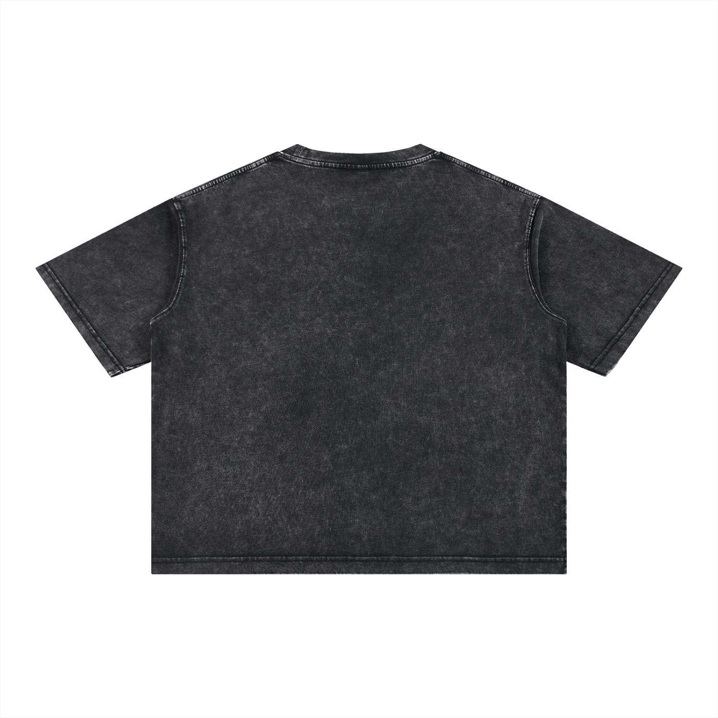 Mineral Wash Boxy Cotton T-Shirt – Unisex Streetwear | PERLA