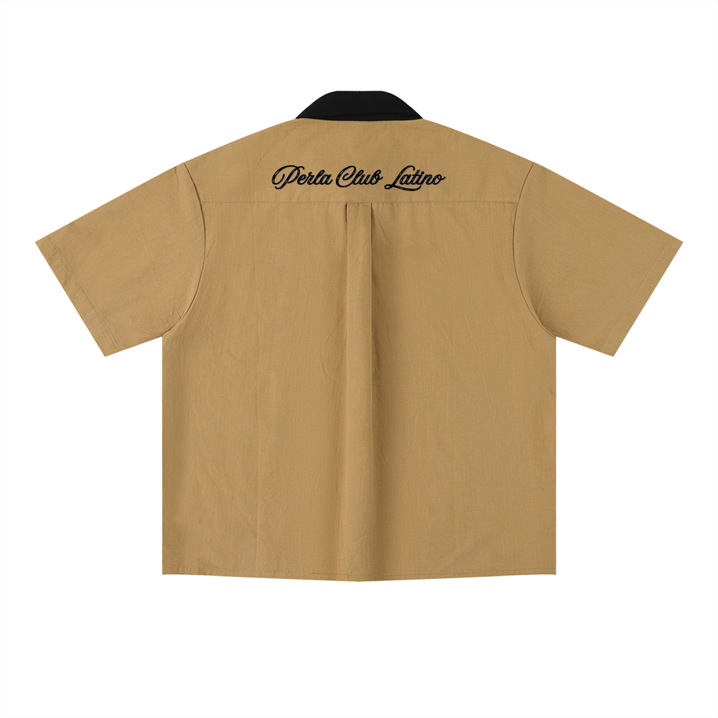 Color Block Short Sleeve Shirt – Modern Street Fit | PERLA