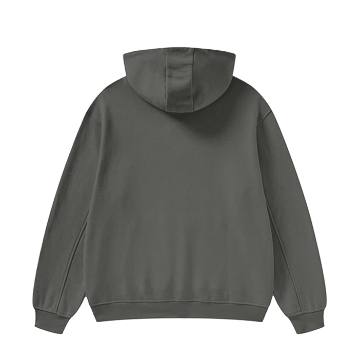 High Neck Fleece Hoodie