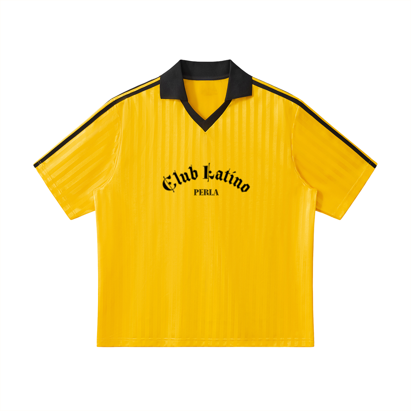 Club Latino Soccer Jersey – Yellow Retro Streetwear | PERLA