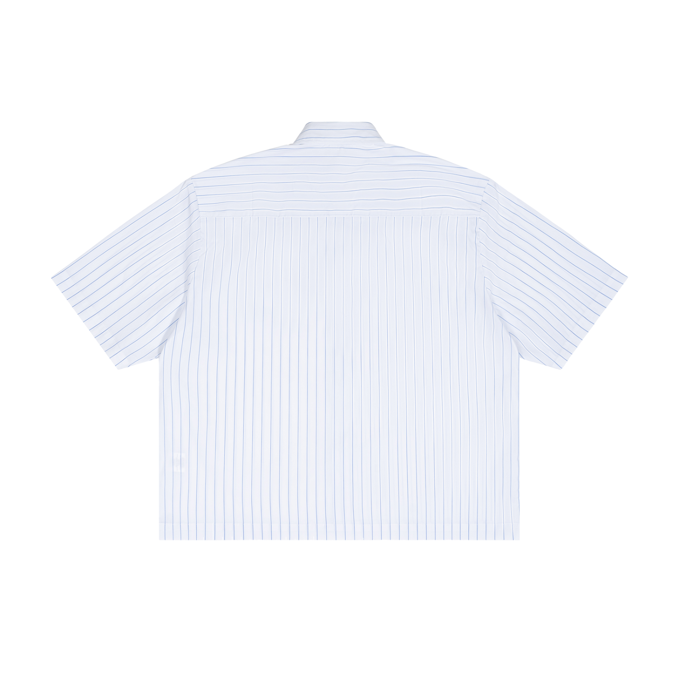 PERLA Pinstripe Boxy Button-Up