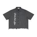 Club Latino Plaid Raw Hem Boxy Shirt | PERLA