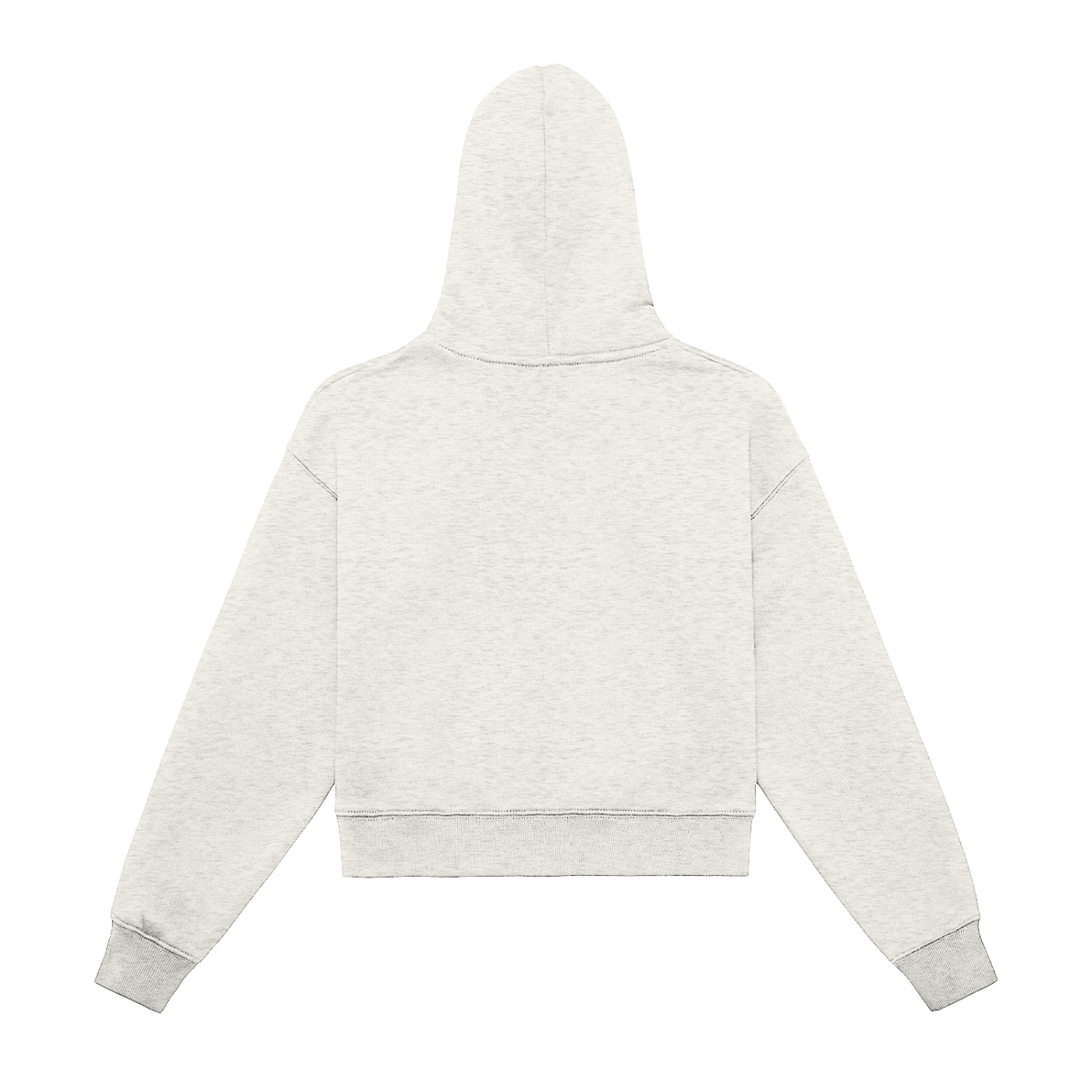 Stylish Fleeced Cropped Zip-Up Hoodie