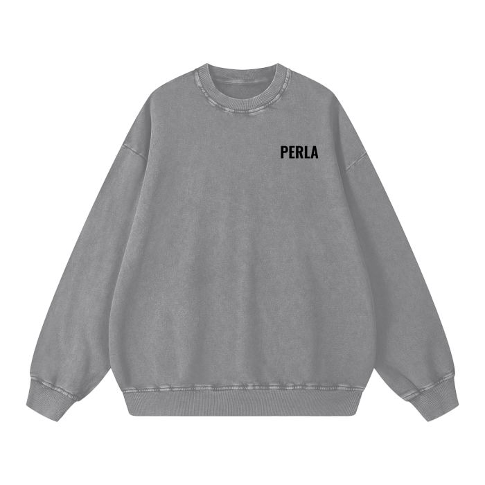 PERLA Acid Wash Sweatshirt