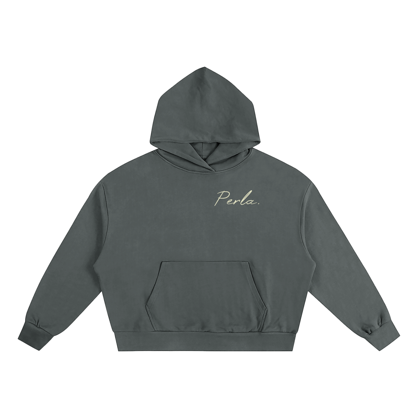 Casual Boxy Crop Hoodie
