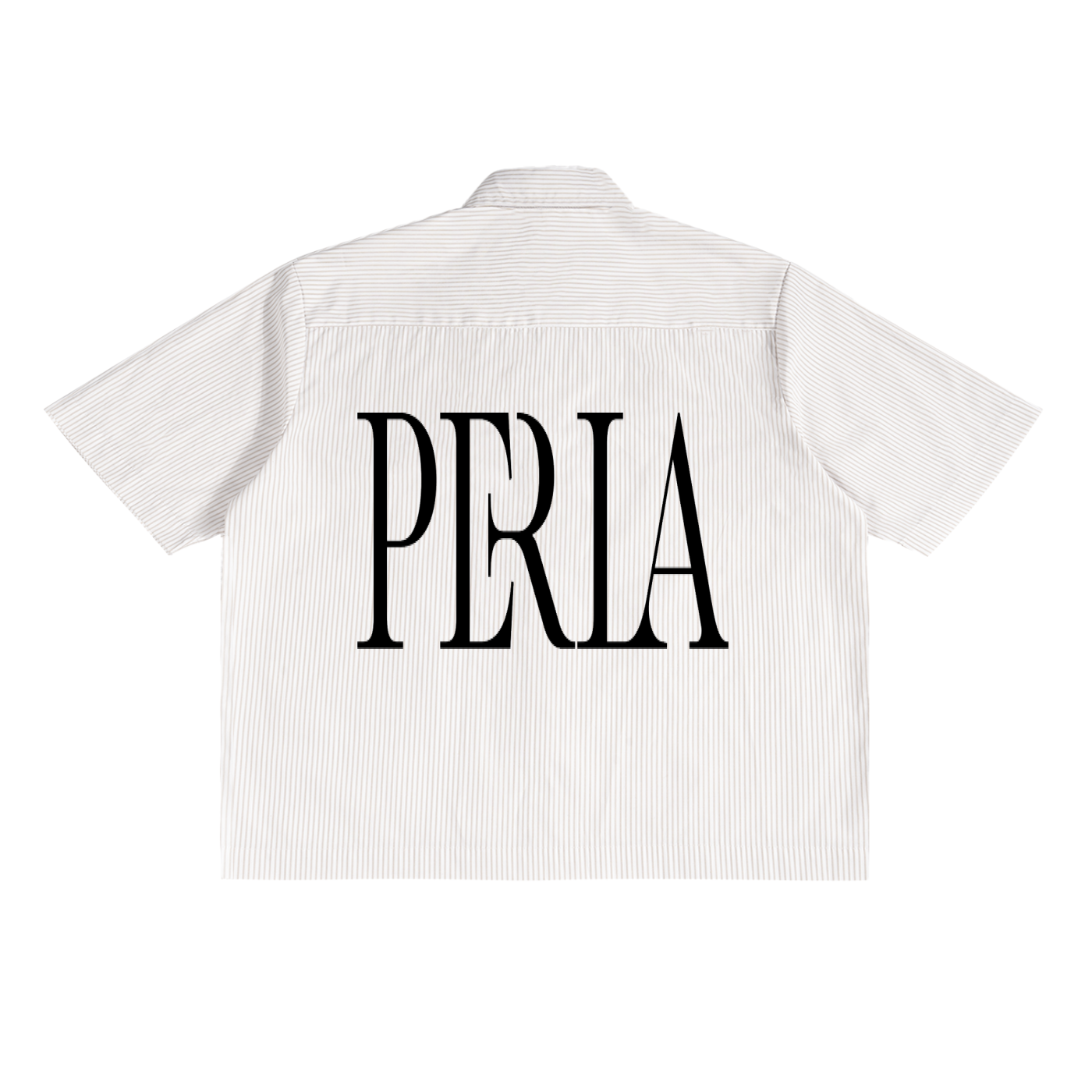 PERLA Striped Boxy Button Down