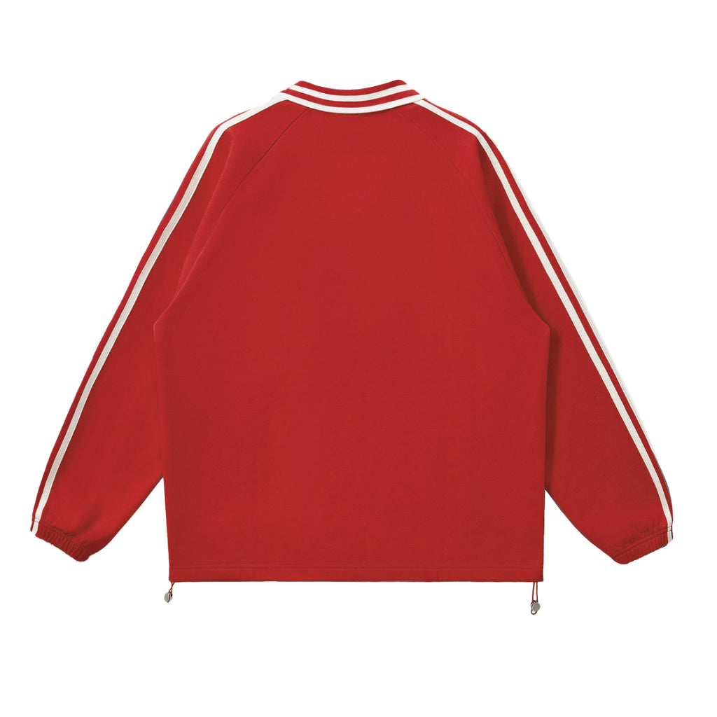 PERLA Contrast Collar Sweatshirt