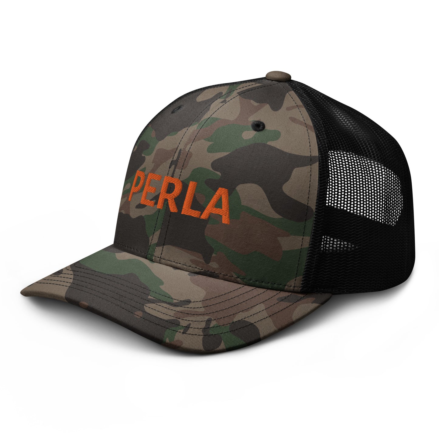 Camo Orange PERLA Tucker Hat