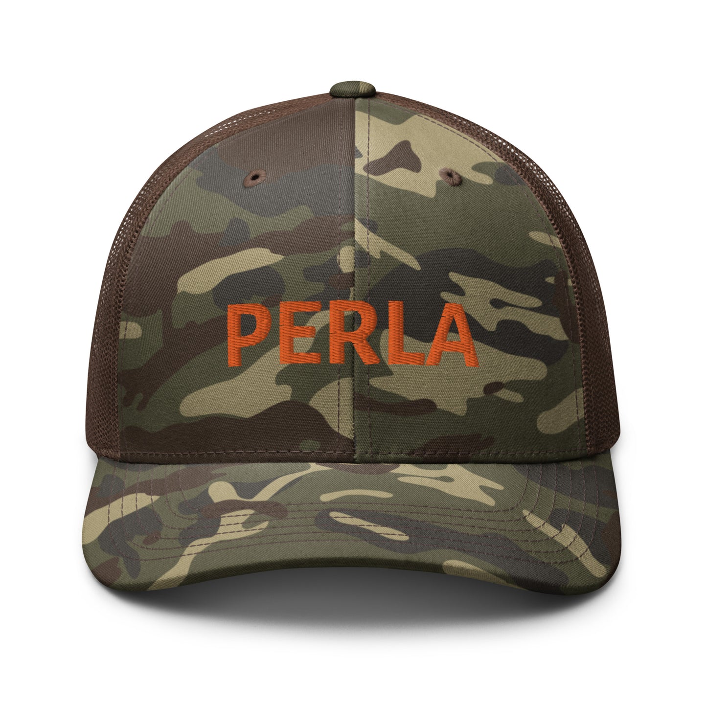 Camo Orange PERLA Tucker Hat