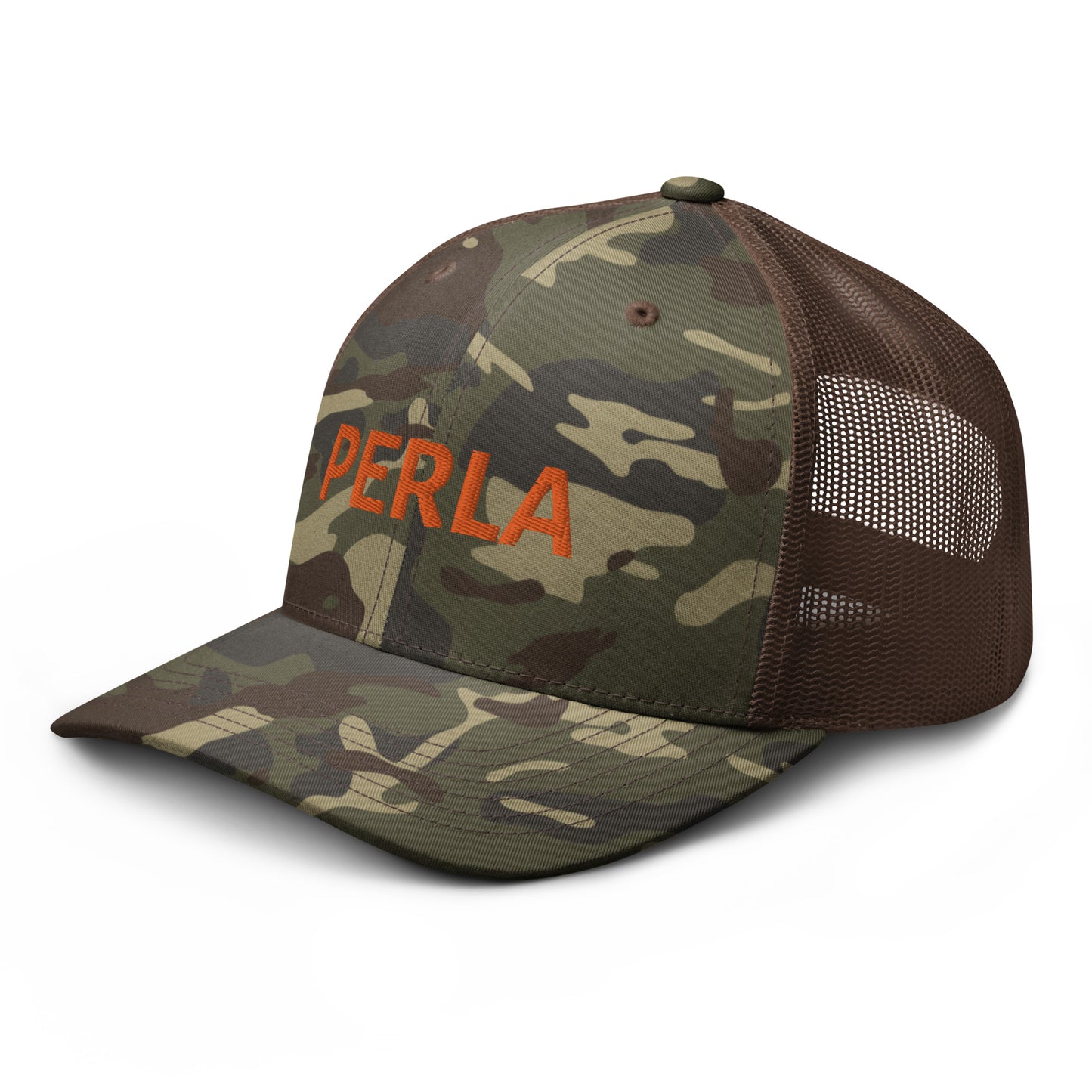 Camo Orange PERLA Tucker Hat