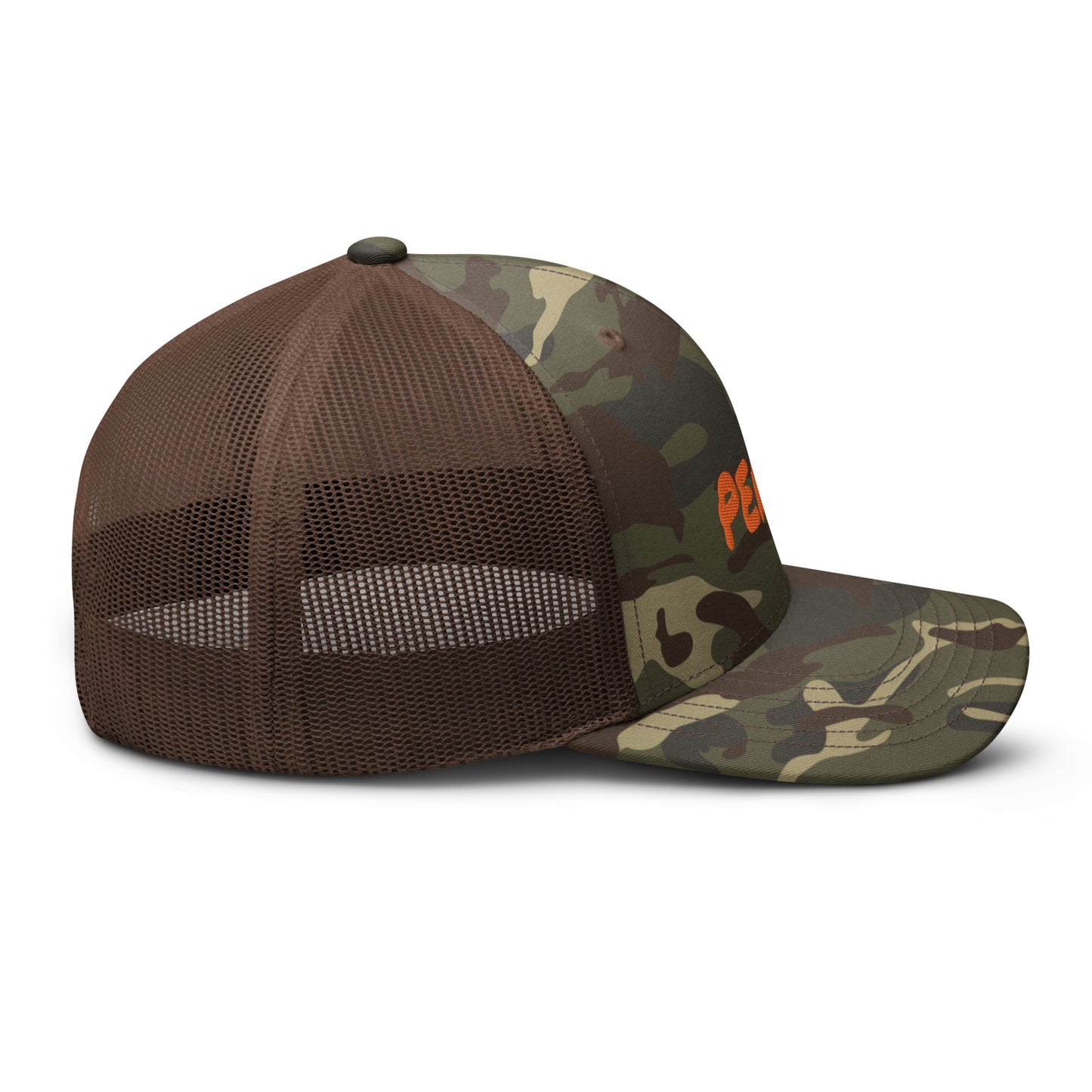 Camo trucker hat